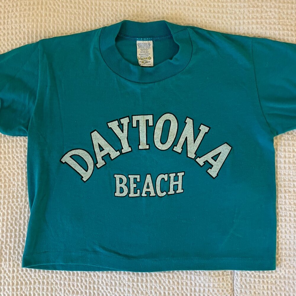 Daytona Beach Vintage Cropped Tee